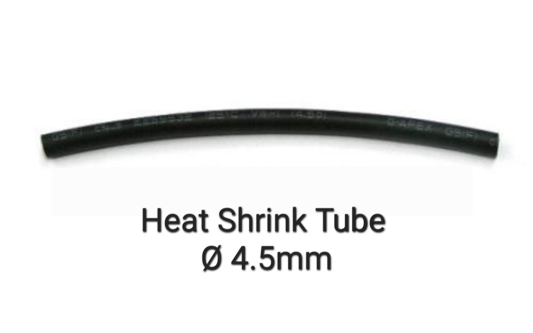 Heat Shrink Tube ø4.5mm 100m/roll Black